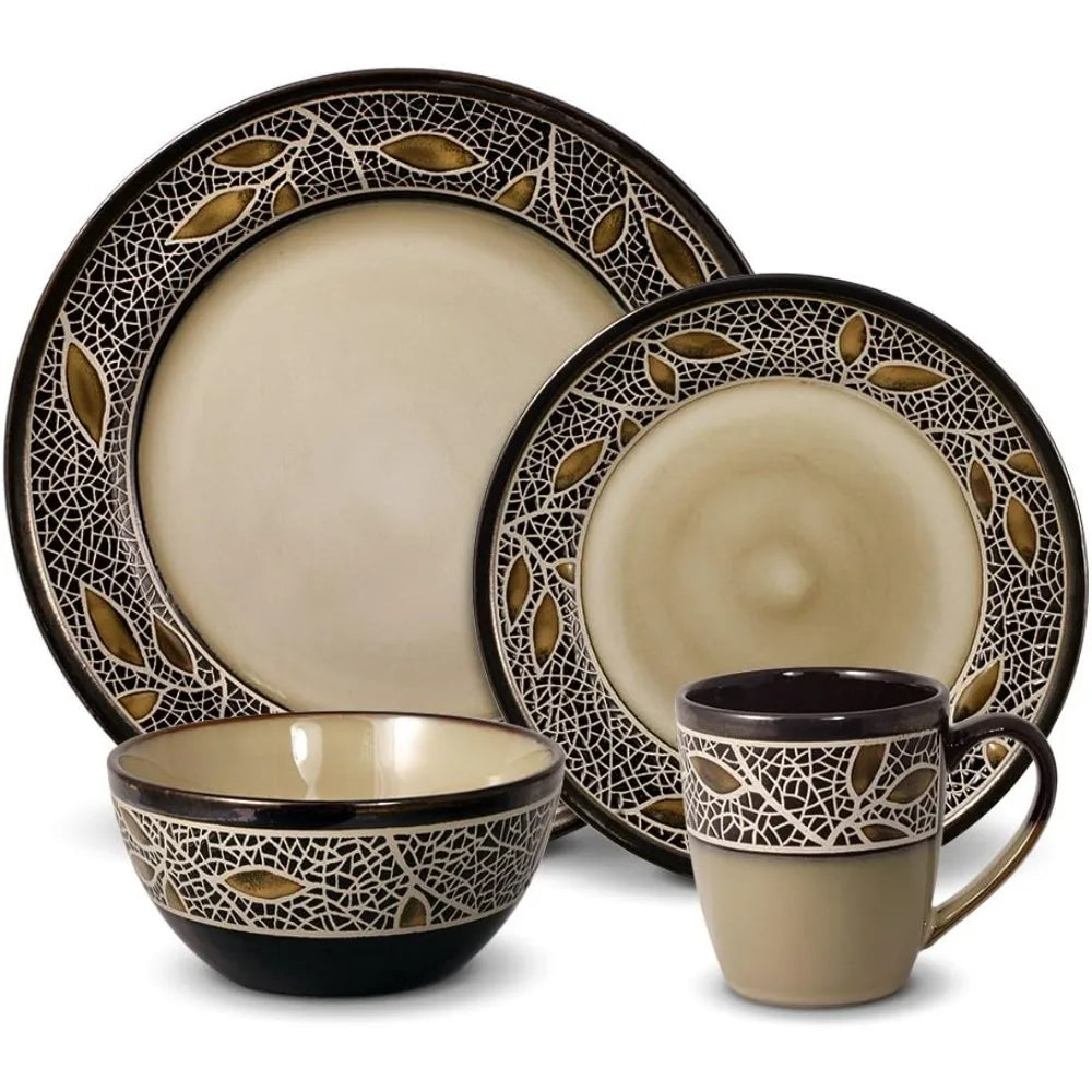 Miksa Alexandria Dinnerware Set (16 Piece).