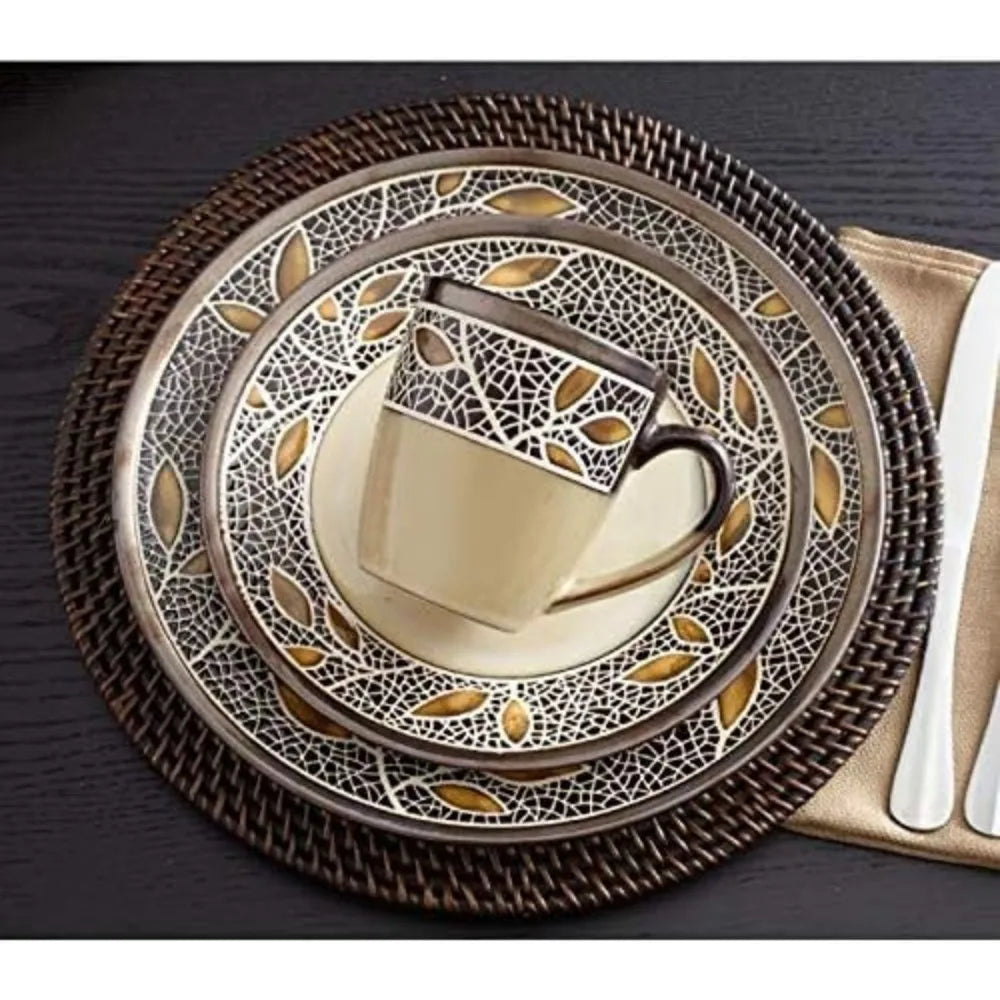 Miksa Alexandria Dinnerware Set (16 Piece).