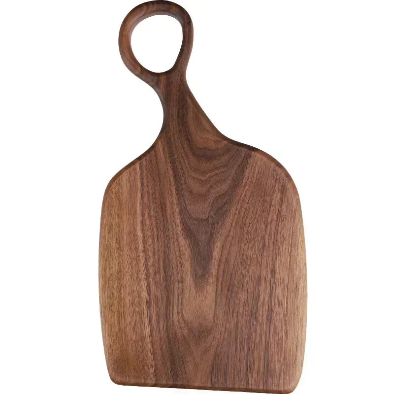 Unique Natural Black Walnut Solid Chopping Boards Set (2).